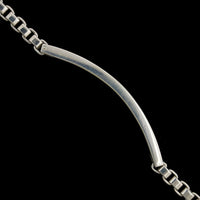 Tiffany and Co. Sterling Silver Estate Venetian Link ID Bracelet