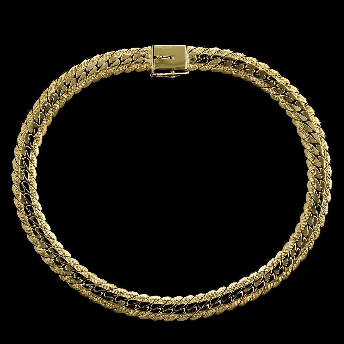 14K Yellow Gold Estate Fancy Link Bracelet