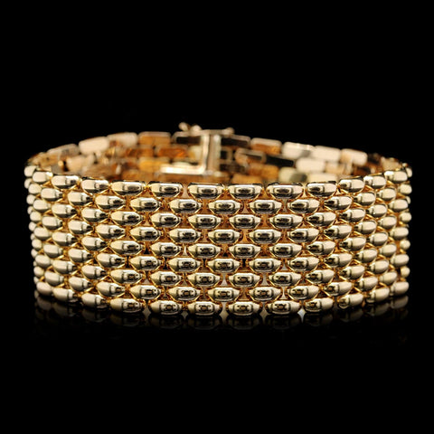 14k Yellow Gold Diamond Panther Hook Bangle Bracelet DBR-23109 – Heritage  Jewelers