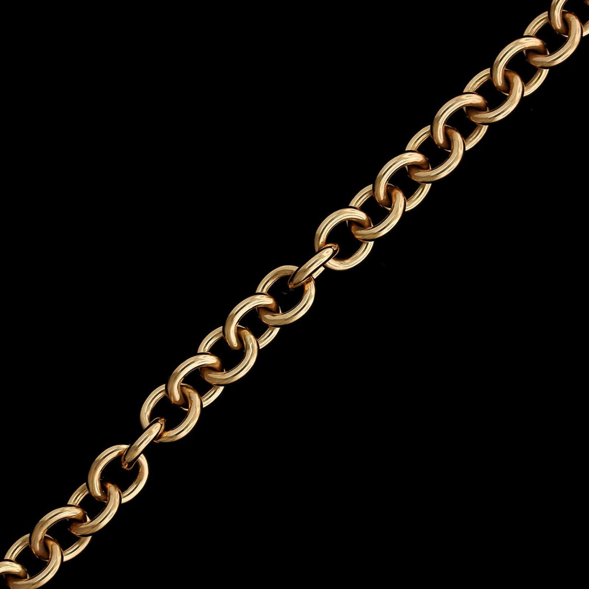 Tiffany & Co. 18K Rose Gold Estate Return to Tiffany Heart Tag Bracelet