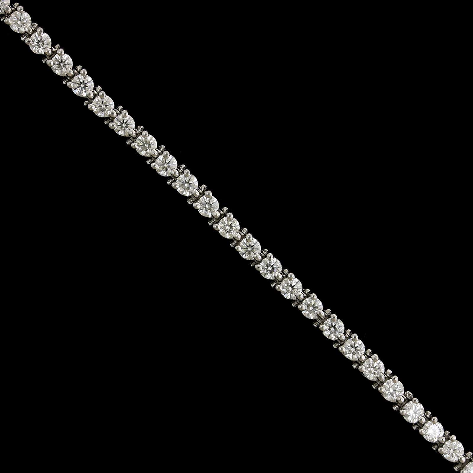 Tiffany & Co. Platinum Estate Diamond Victoria Bracelet