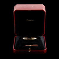 Cartier 18K Rose Gold Estate Love Bracelet