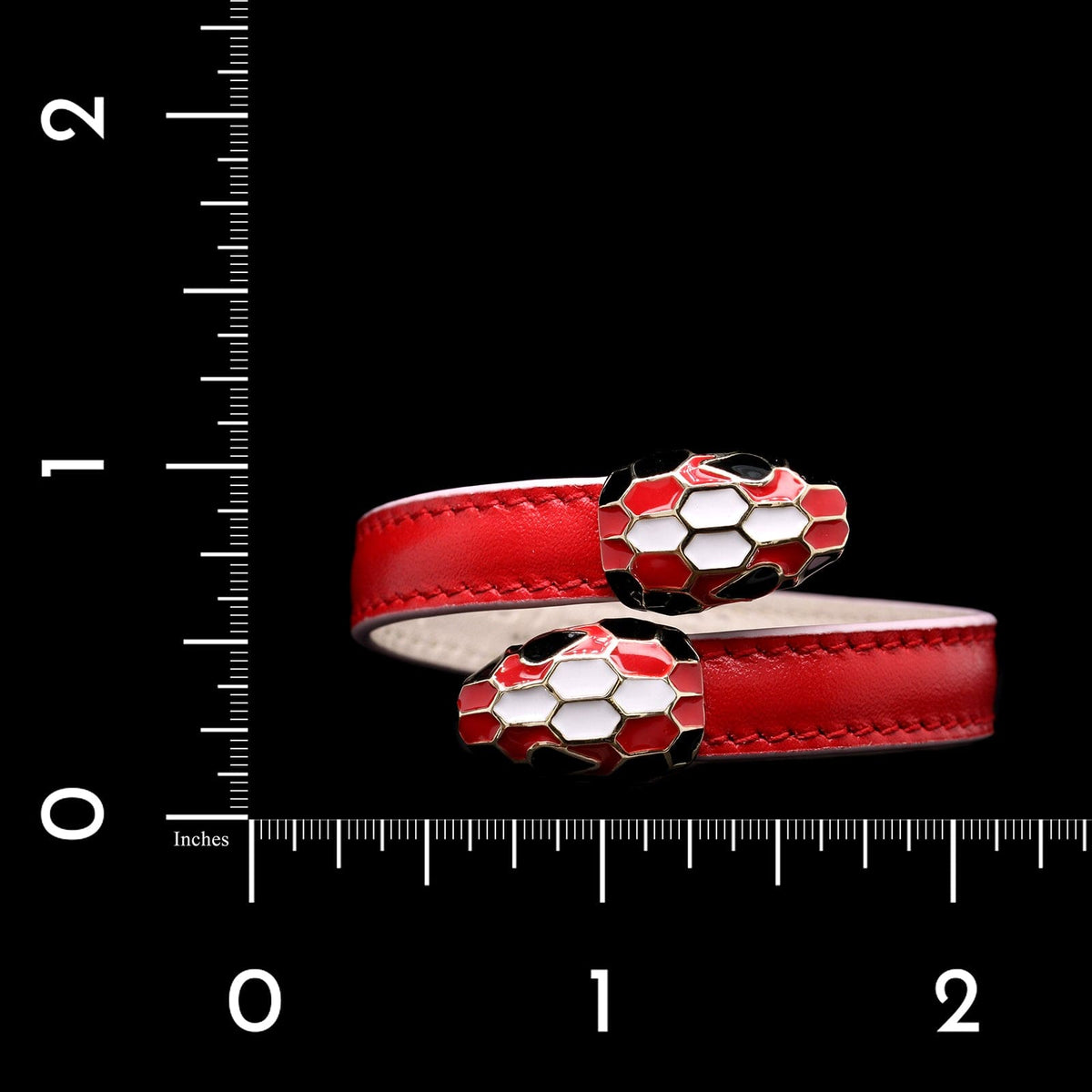 Bulgari snake hot sale bracelet leather