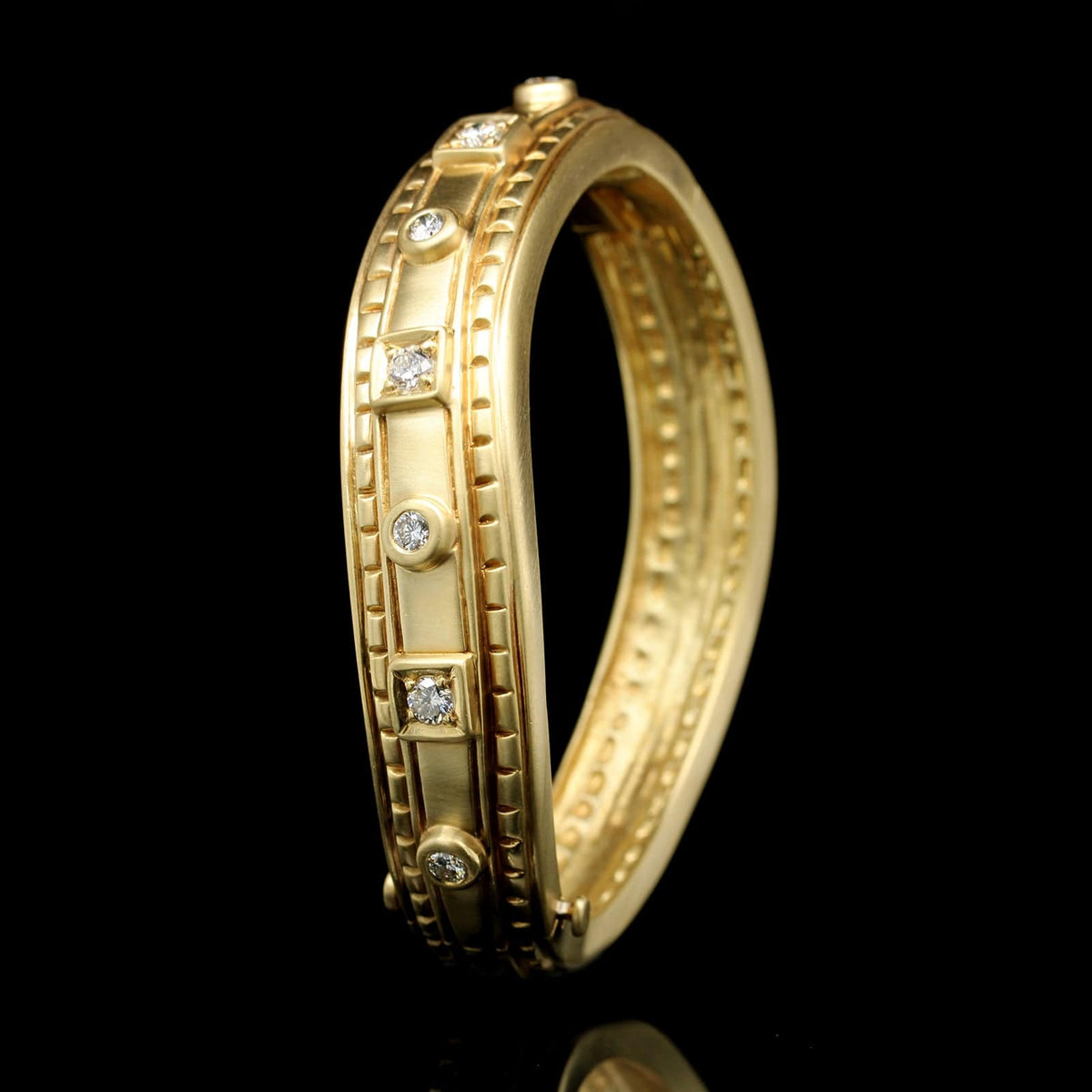 Penny Preville 18K Yellow Gold Estate and Diamond Bracelet