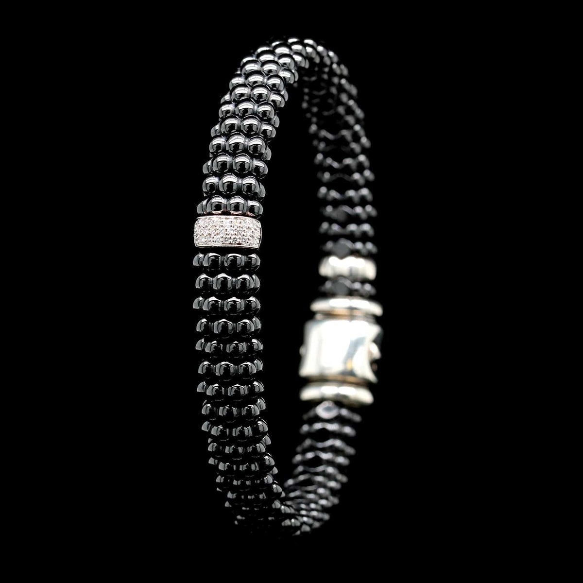 LAGOS Caviar Spark Diamond Caviar Bracelet - Saettele Jewelers