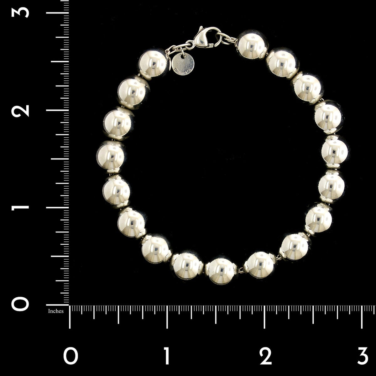 Tiffany & Co. Sterling Silver Estate Hardwear Ball Bracelet