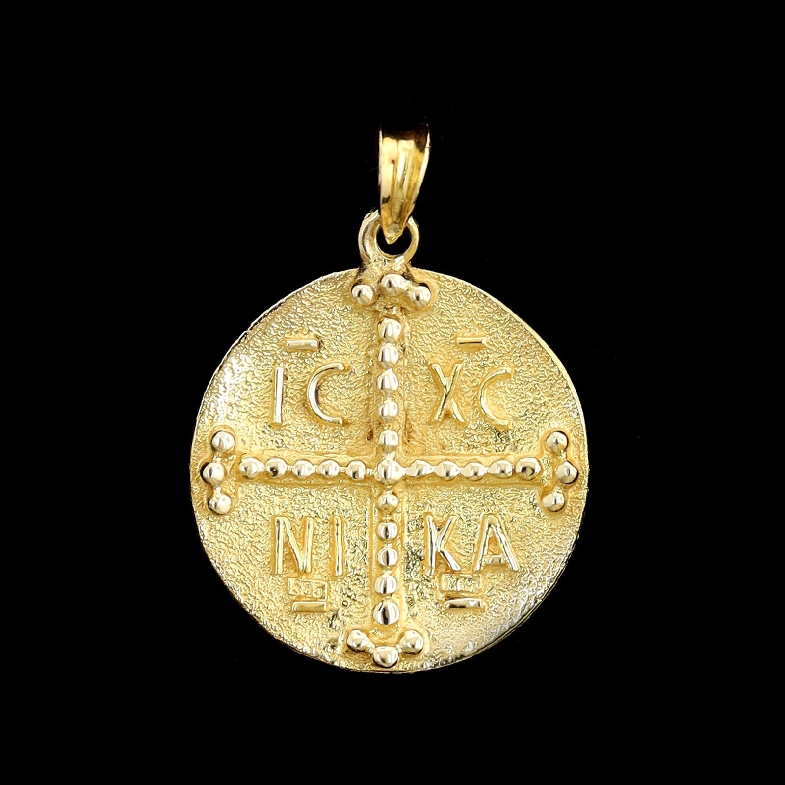 14K Yellow Gold Estate Constantine Coin Style Medal