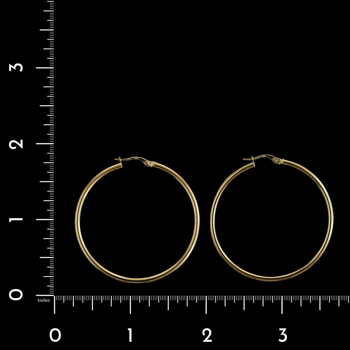 Roberto Coin 18K Yellow Gold Estate Hoop Earrings