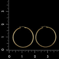 Roberto Coin 18K Yellow Gold Estate Hoop Earrings