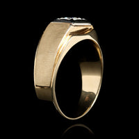 14K Two-tone Estate Diamond Ring