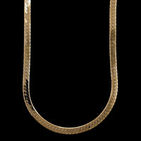 14K Yellow Gold Estate Herringbone Chain