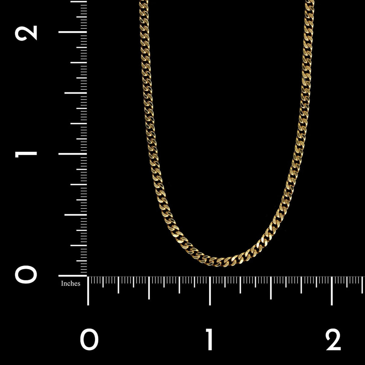 18K Yellow Gold Estate Curb Link Chain