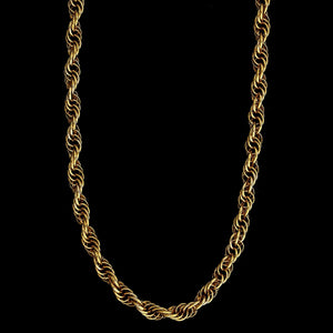 14K Yellow Gold Estate Rope Chain