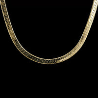 14K Yellow Gold Estate Herringbone Chain