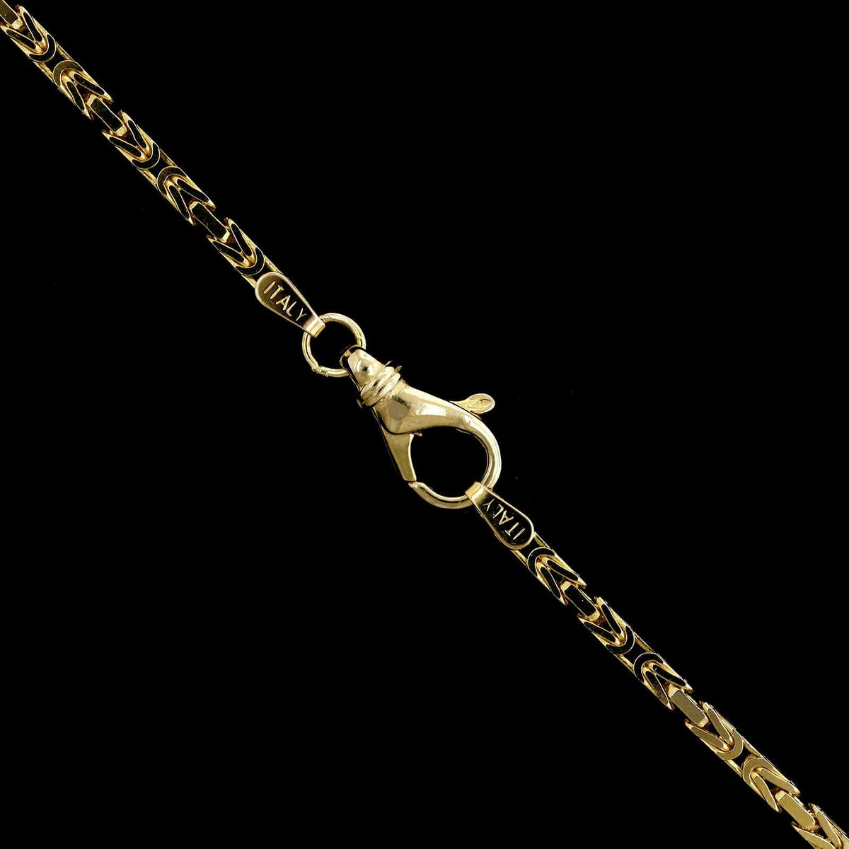 14K Yellow Gold Estate Byzantine Chain