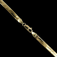 14K Yellow Gold Estate Herringbone Chain