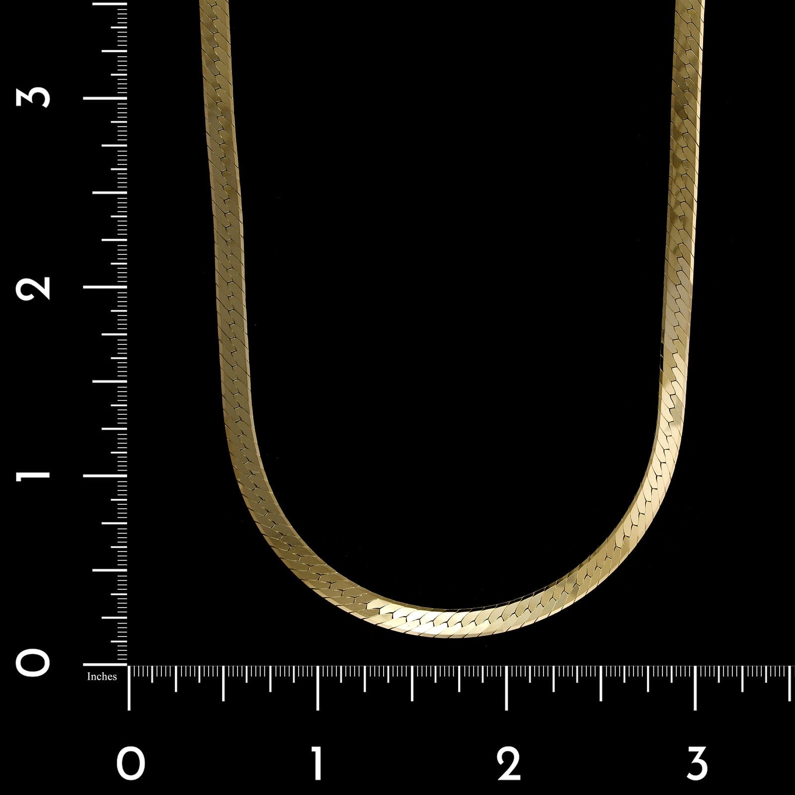 14K Yellow Gold Estate Herringbone Chain