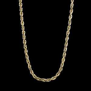 14K Yellow Gold Estate Rope Chain