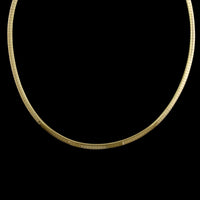 14K Yellow Gold Estate Omega Necklace