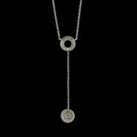 Tiffany & Co. Platinum Estate Diamond Circle Pendant