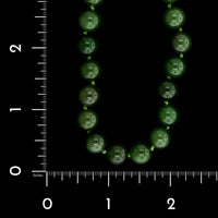 Nephrite Estate Jade Bead Necklace