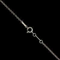 Tiffany & Co. Sterling Silver Estate Elsa Peretti Triple Open Heart Necklace