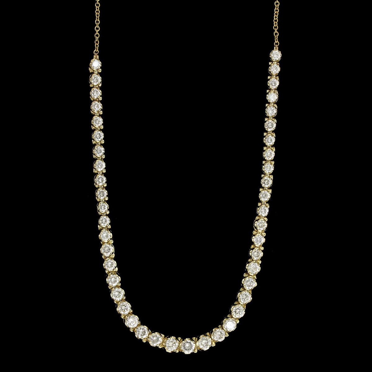 14K estate sold sale diamond necklace