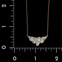 Todd Pownell 18K Yellow Gold and Platinum Estate Diamond Pendant