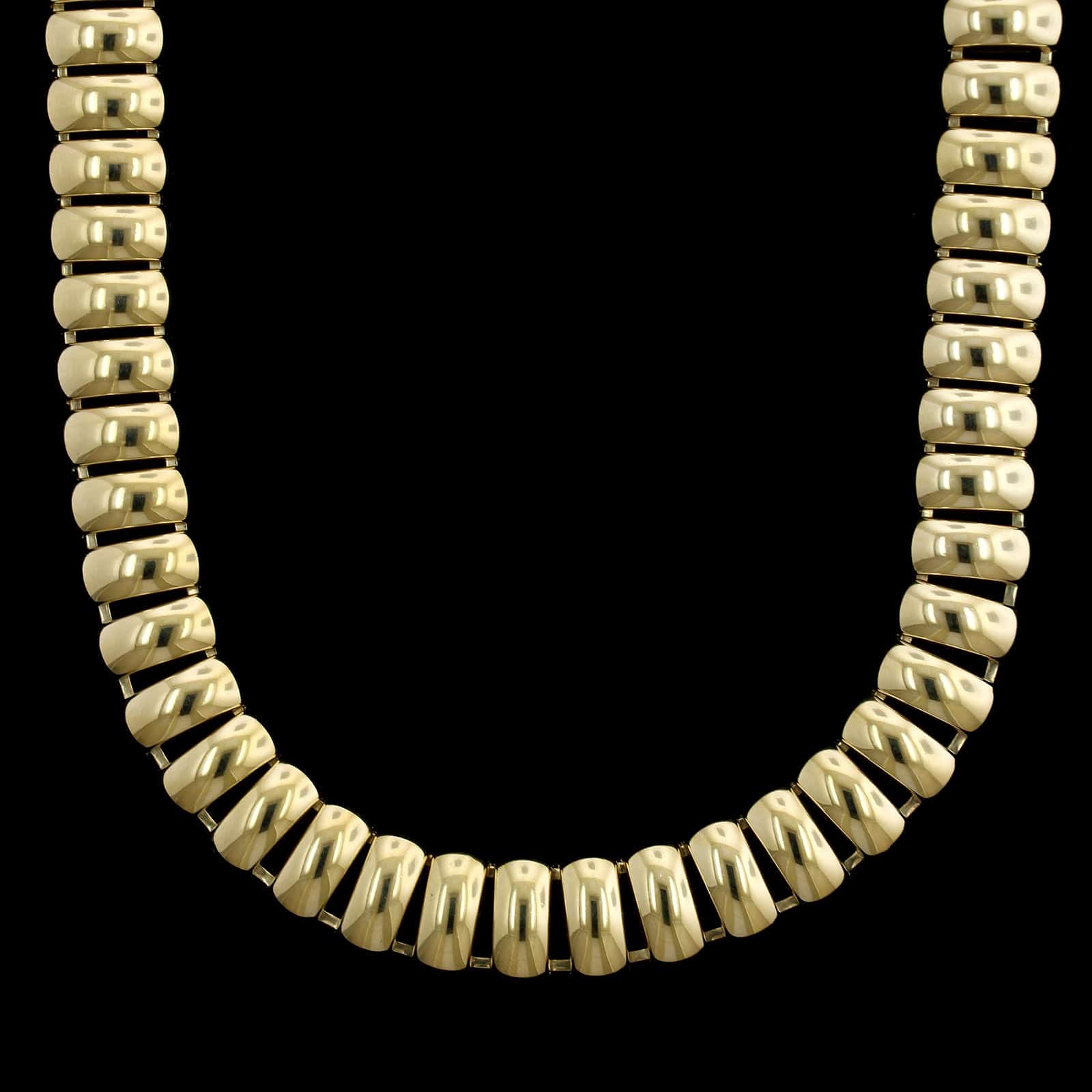 14K Yellow Gold Estate Fancy Link Necklace