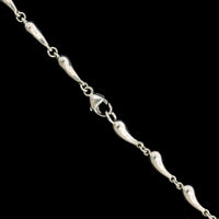 Tiffany & Co. Sterling Silver Estate Elsa Peretti Teardrop Necklace