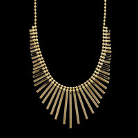 14K Yellow Gold Estate Fringe Necklace