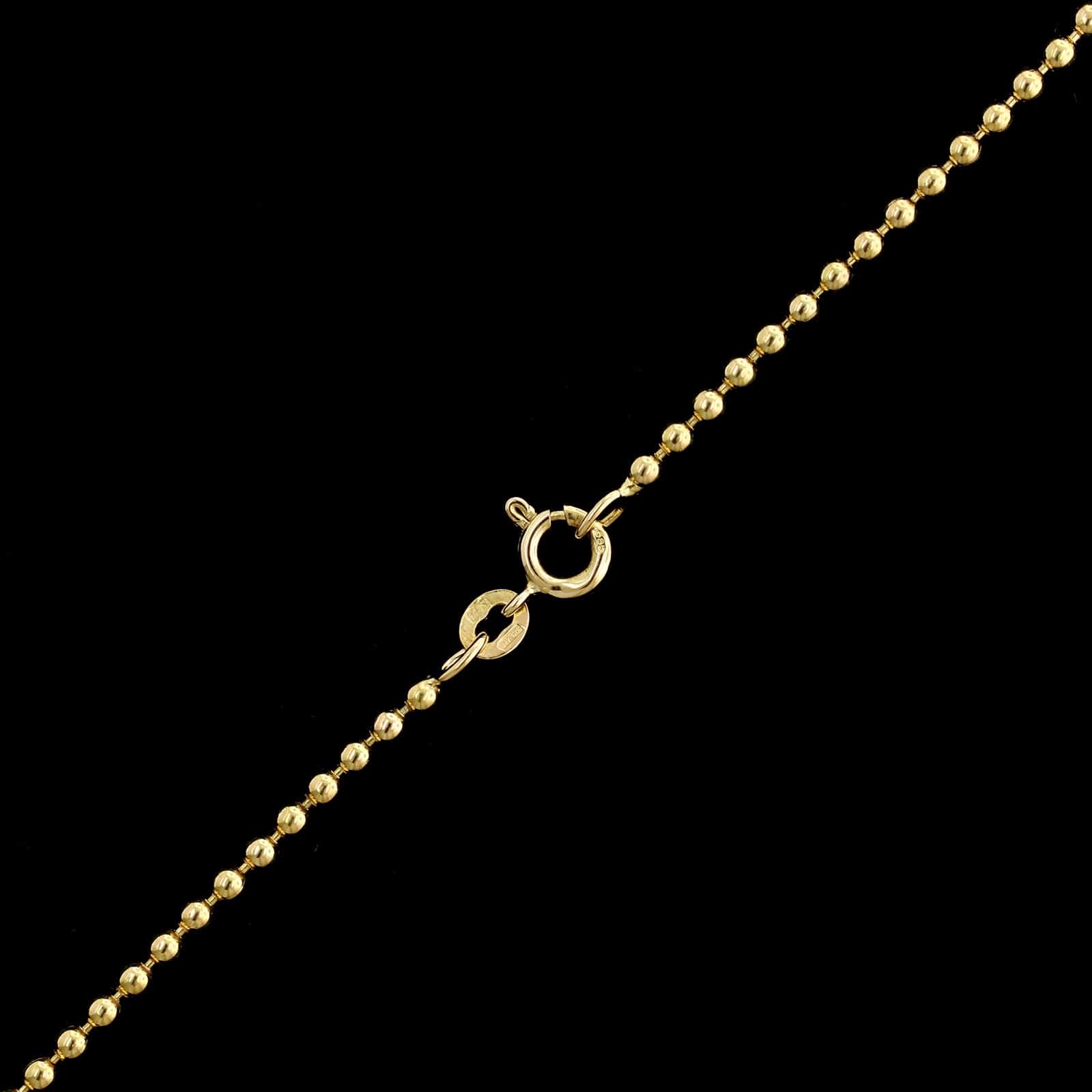 14K Yellow Gold Estate Fringe Necklace