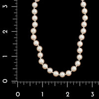 Mikimoto Estate Akoya Cultured Pearl Necklace