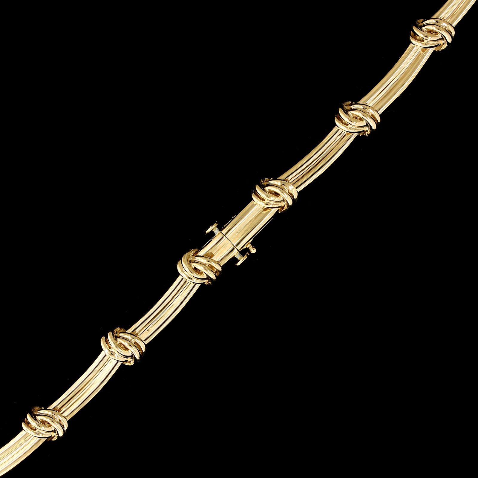 14K Two-tone Gold Estate Diamond Necklace