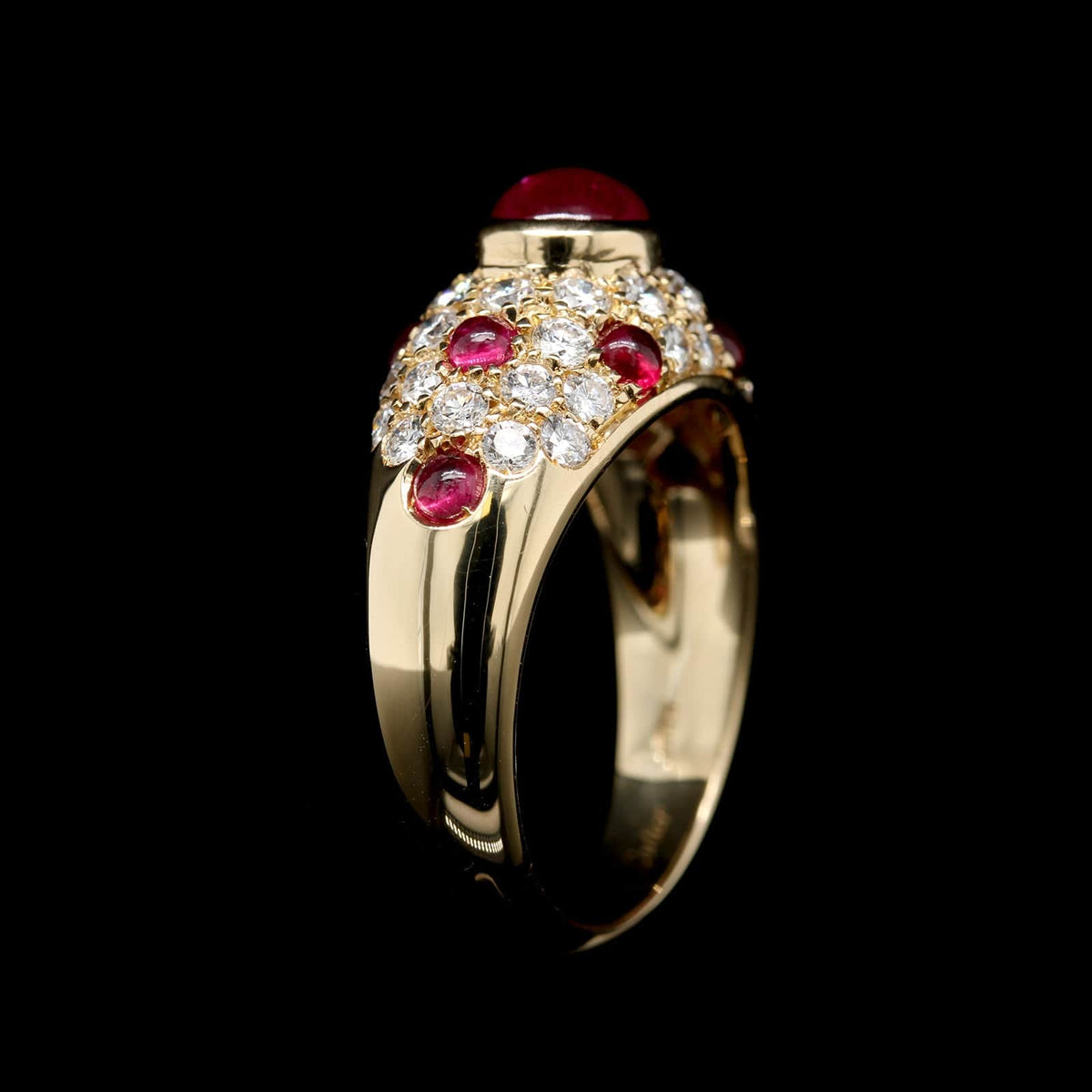 Cartier ruby ring sale