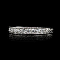 Platinum Estate Diamond Band