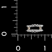 18K White Gold Estate Diamond Wrap Insert Ring