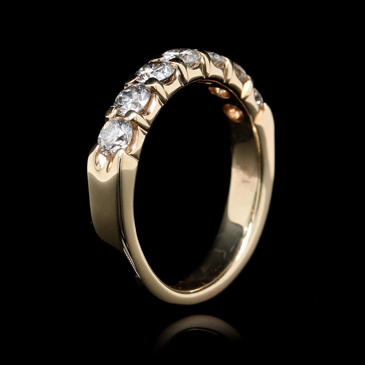 14K Yellow Gold Estate Diamond Band