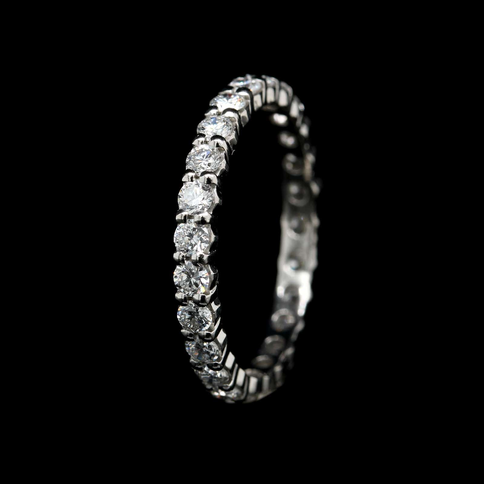 Platinum Estate Diamond Eternity Band