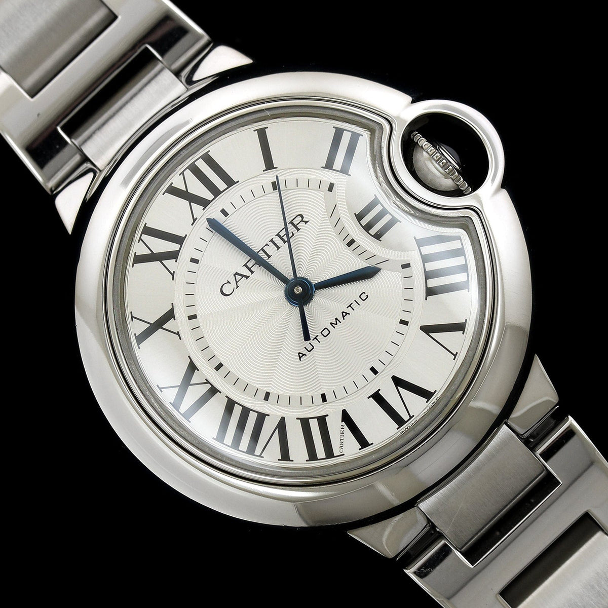 Cartier Steel Estate Ballon Bleu Wristwatch