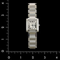 Cartier Steel Estate Tank Francaise Wristwatch