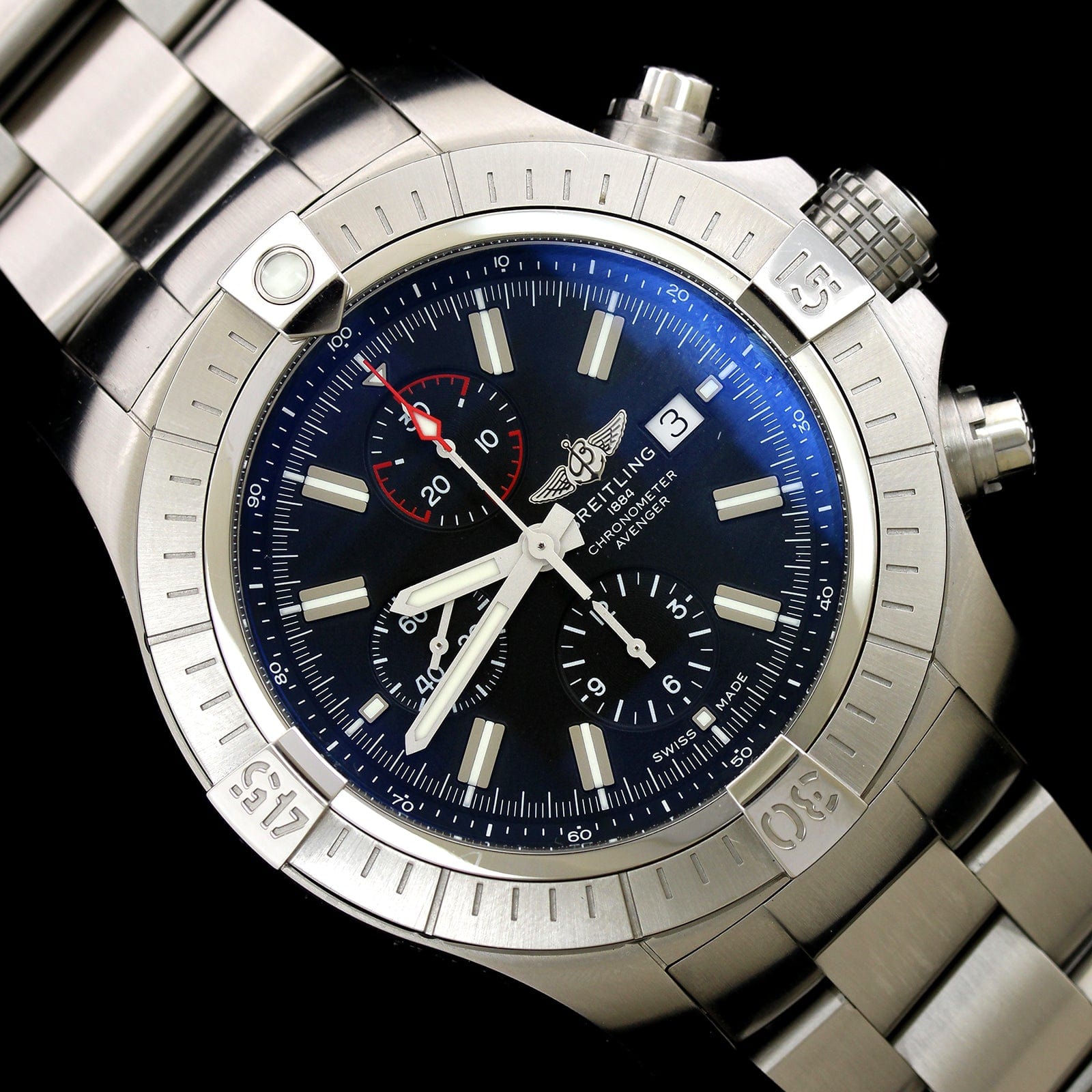 Breitling Steel Estate Super Avenger Chronograph