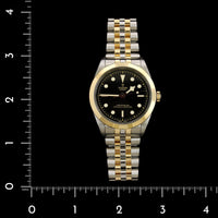 Tudor Steel & Yellow Gold Estate Black Bay Wristwatch