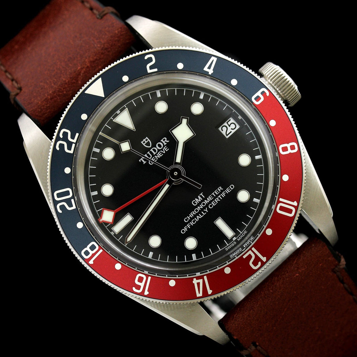 TUDOR Steel Estate Black Bay GMT Wristwatch