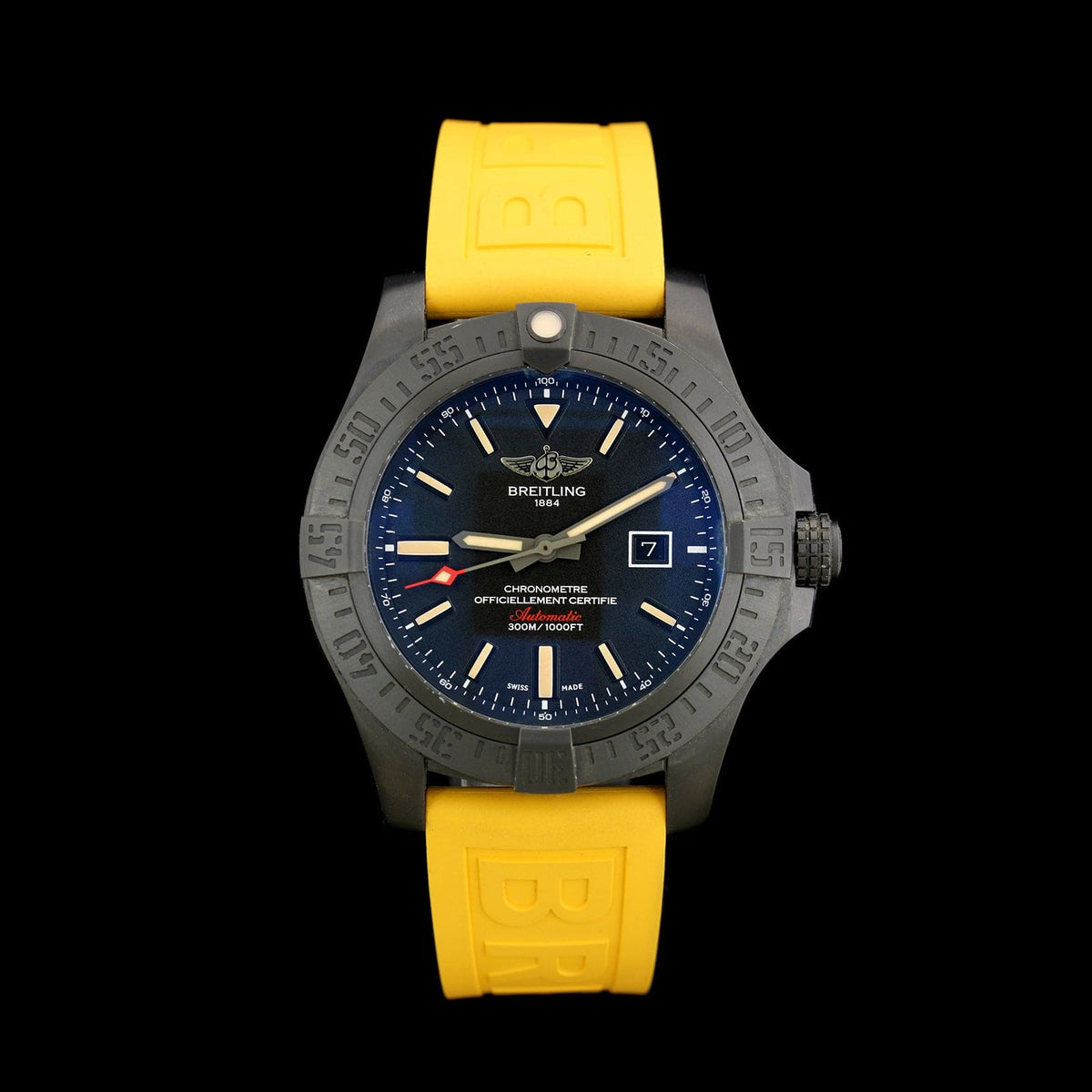 Titanium Pre-Owned Breitling Avenger Blackbird Watch