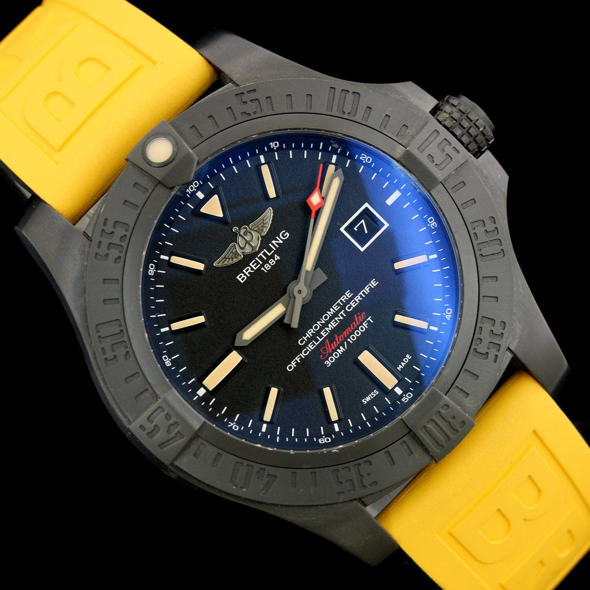 Titanium Pre-Owned Breitling Avenger Blackbird Watch