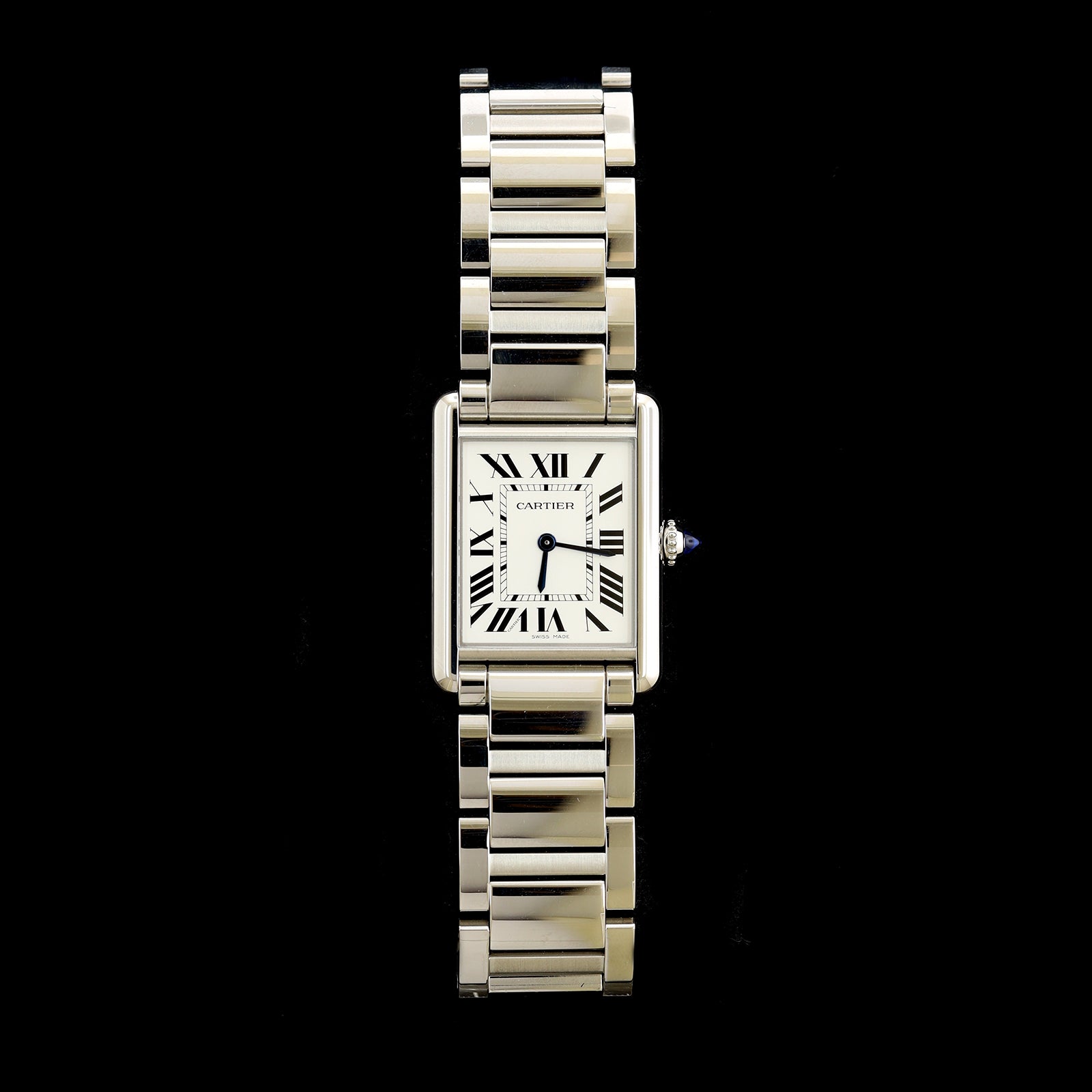 Stainless Steel Pre-Owned Cartier Tank Watch