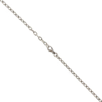 Platinum 18" Solid Cable Link Chain