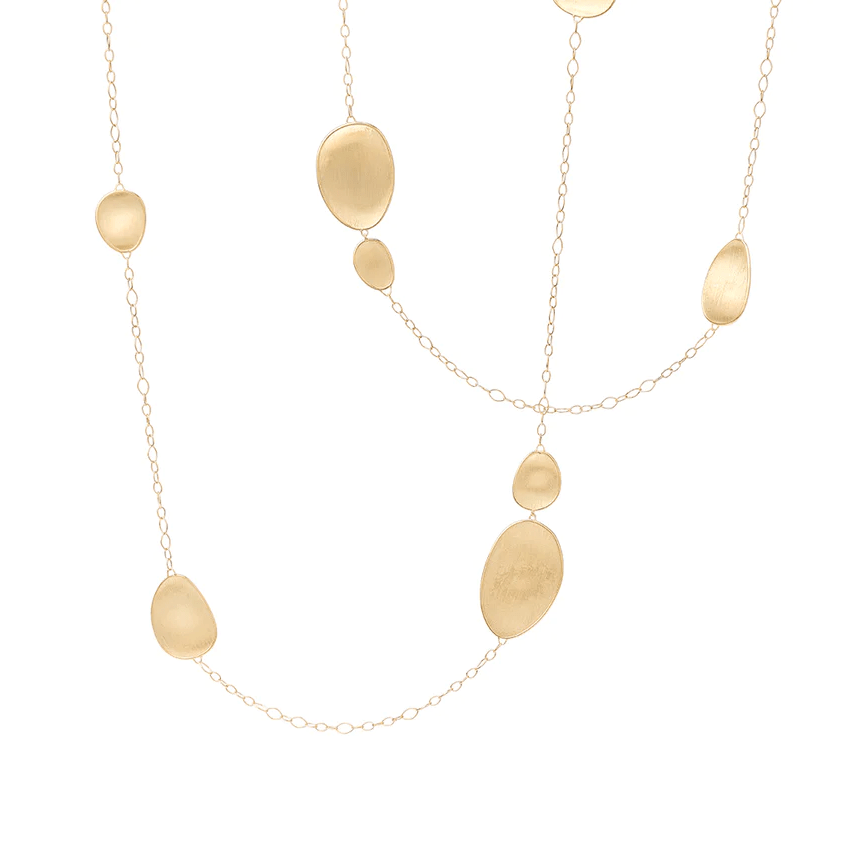 Marco Bicego Lunaria 18K Yellow Gold  Station Necklace