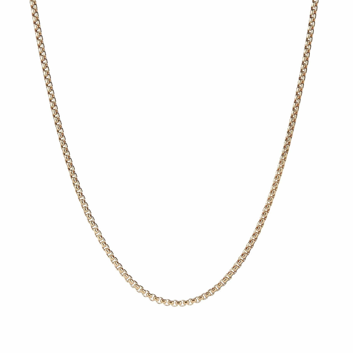 Small Box Chain in Gold